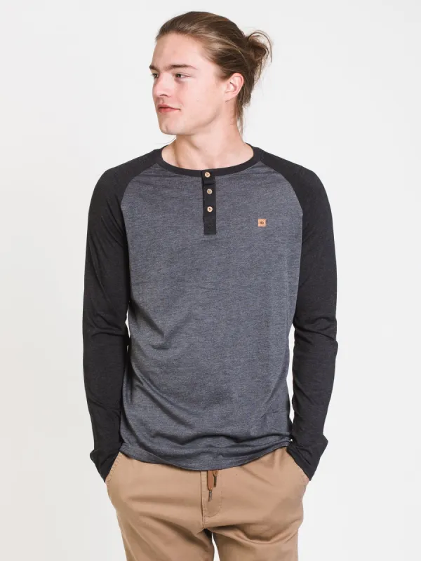 TENTREE HENLEY CLASSIC LONG SLEEVE T-SHIRT - CLEARANCE sold by Boathouse