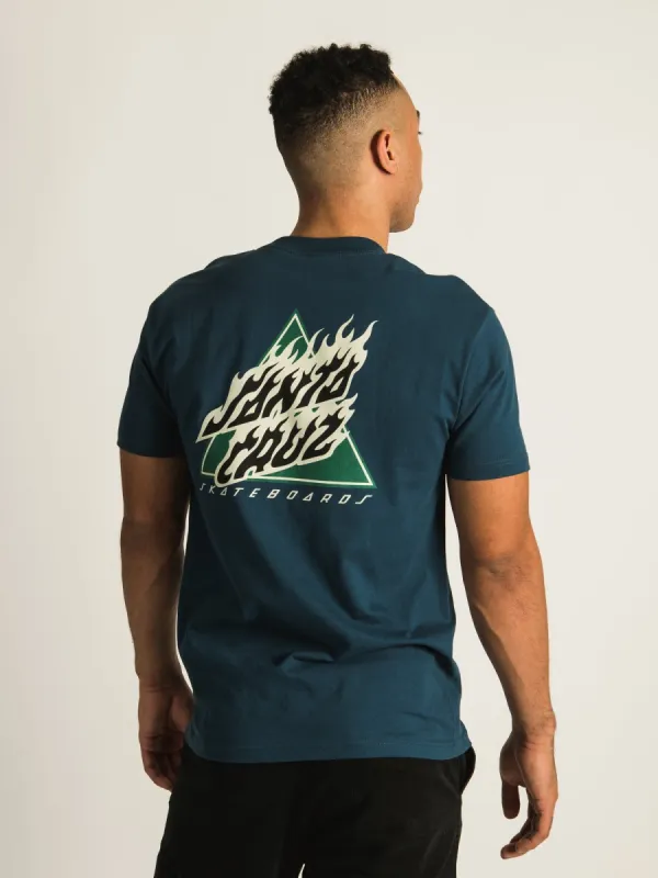 SANTA CRUZ FLAMED NOT A DOT T-SHIRT sold by Boathouse