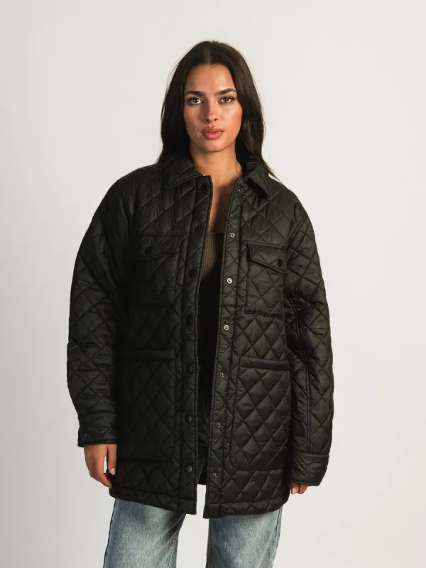 B.YOUNG ALETTA QUILTED PUFF SHIRT JACKET sold by Boathouse