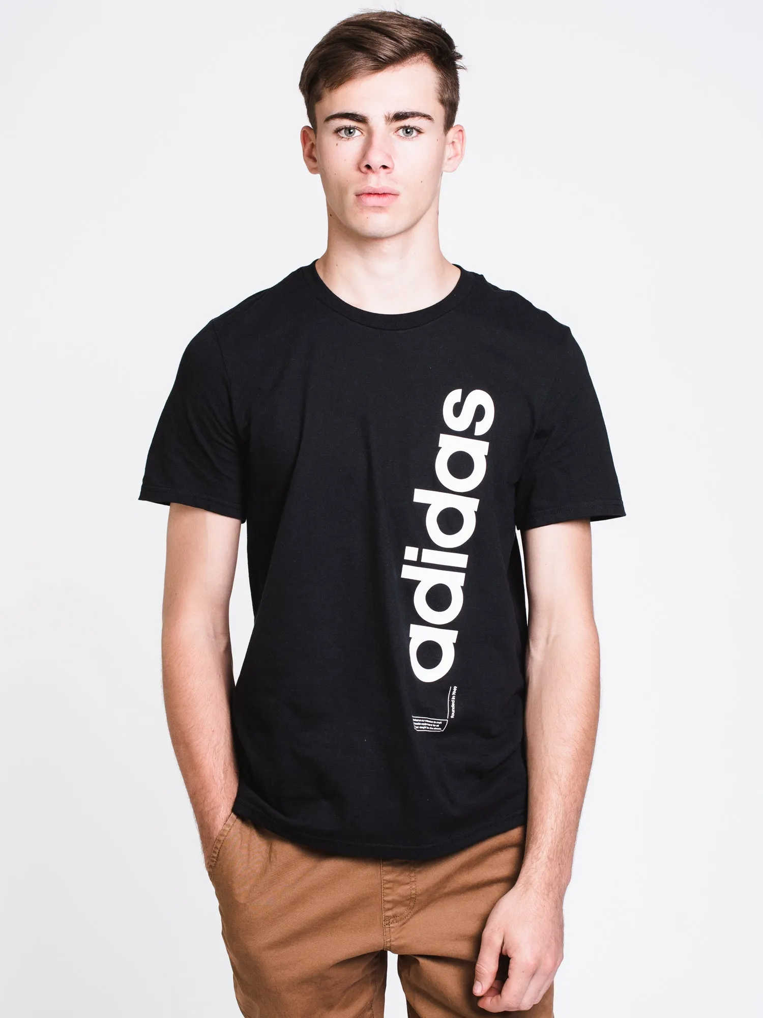 MENS VERTICAL GRFX SHORT SLEEVET-SHIRT- BLACK - CLEARANCE sold by Boathouse