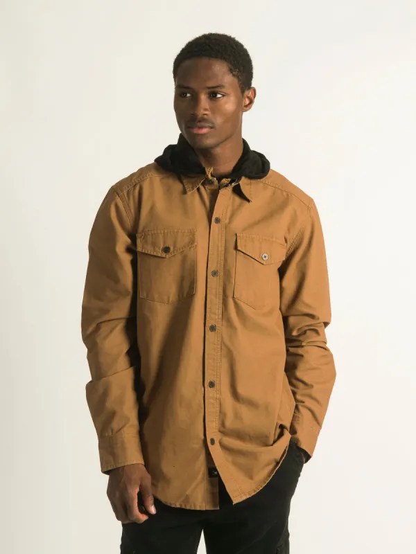 KOLBY COLLARED HOODIEED BUTTON UP - CLEARANCE sold by Boathouse