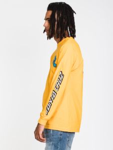 MENS SCREAMING HAND LONG SLEEVE T-SHIRT - GOLD - CLEARANCE sold by Boathouse