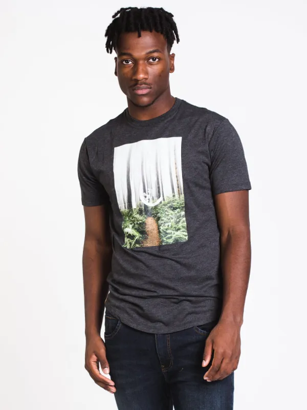 MENS WOOD TRAIL SHORT SLEEVET-SHIRT- BLACK - CLEARANCE sold by Boathouse