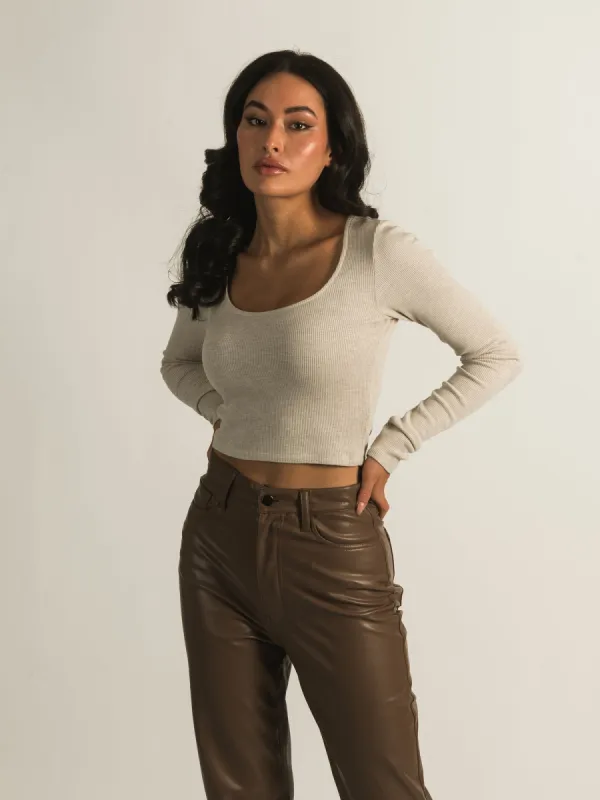 HARLOW BECKY SCOOPNECK LONG SLEEVE - CLEARANCE sold by Boathouse