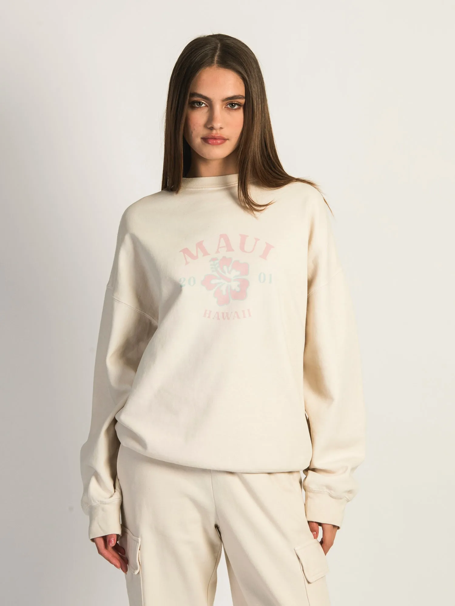HARLOW MICHELLE PRINT CREWNECK - MAUI - CLEARANCE sold by Boathouse product image thumbnail 2