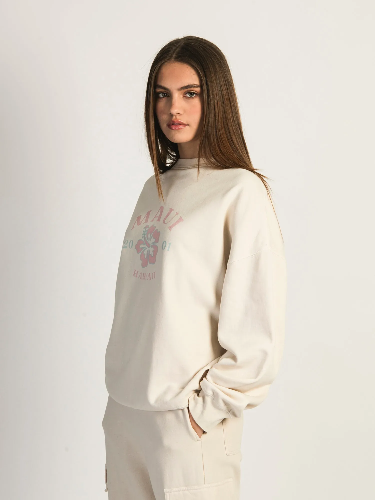 HARLOW MICHELLE PRINT CREWNECK - MAUI - CLEARANCE sold by Boathouse product image thumbnail 3