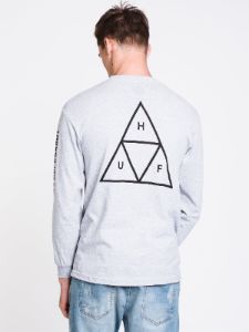 MENS ESS TT LONG SLEEVE T-SHIRT - HTHR GREY - CLEARANCE sold by Boathouse