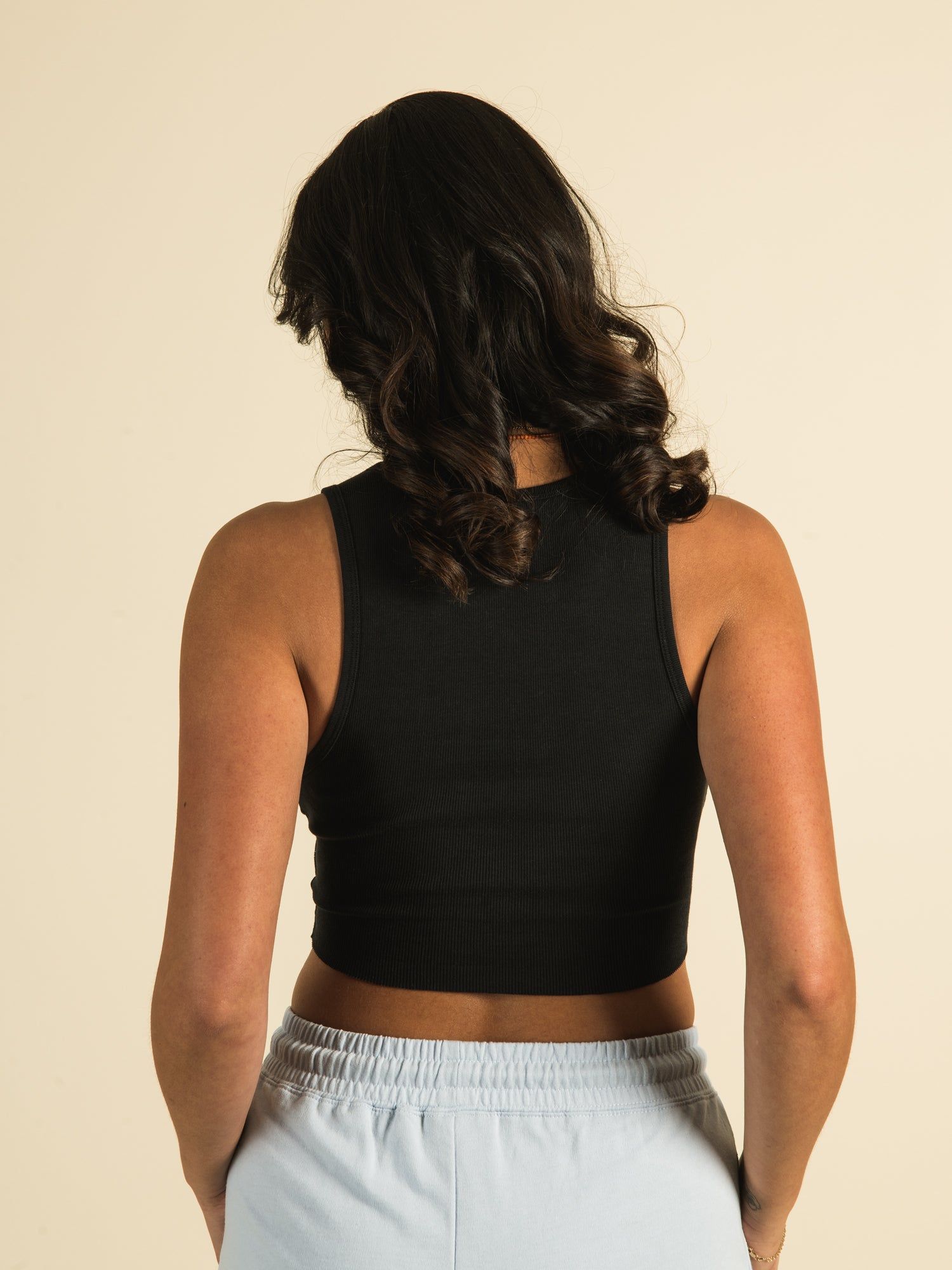 HARLOW HIGH NECK SCREEN TANK TOP - CLEARANCE sold by Boathouse product image thumbnail 5