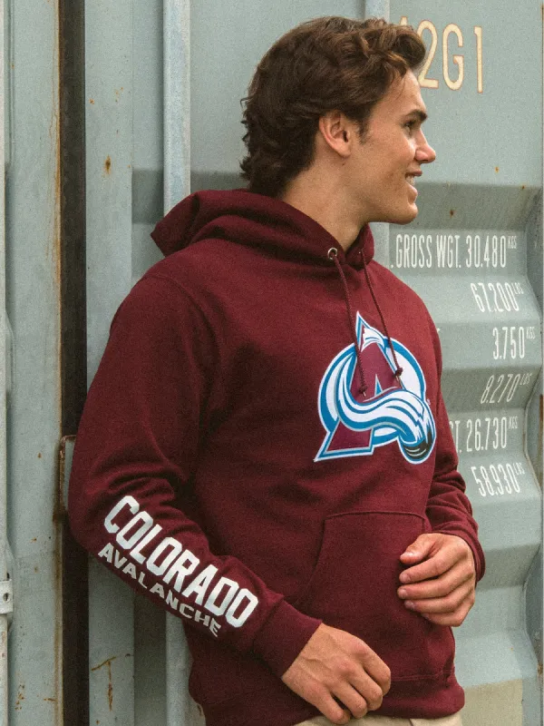 NHL COLORADO AVALANCHE CENTER ICE PULL OVER HOODIE sold by Boathouse