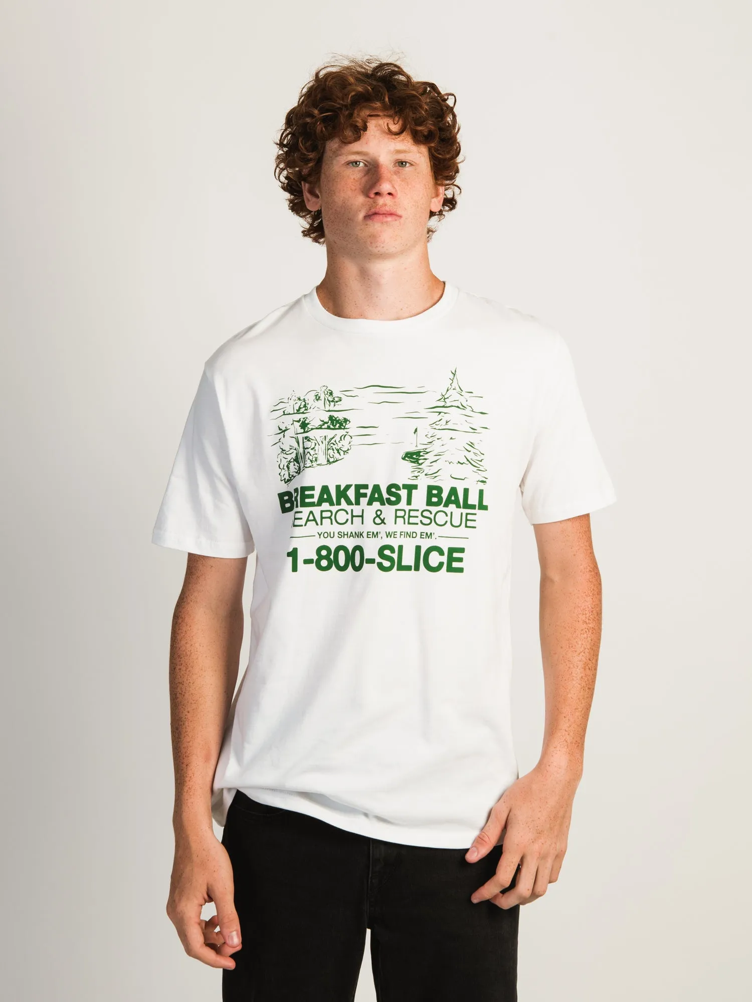 BARSTOOL SPORTS GOLF SEARCH N RESCUE T-SHIRT sold by Boathouse