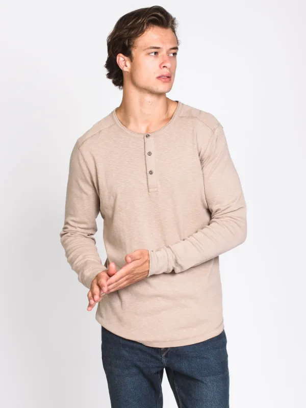 MENS MAX SLUB HENLEY - CLEARANCE sold by Boathouse