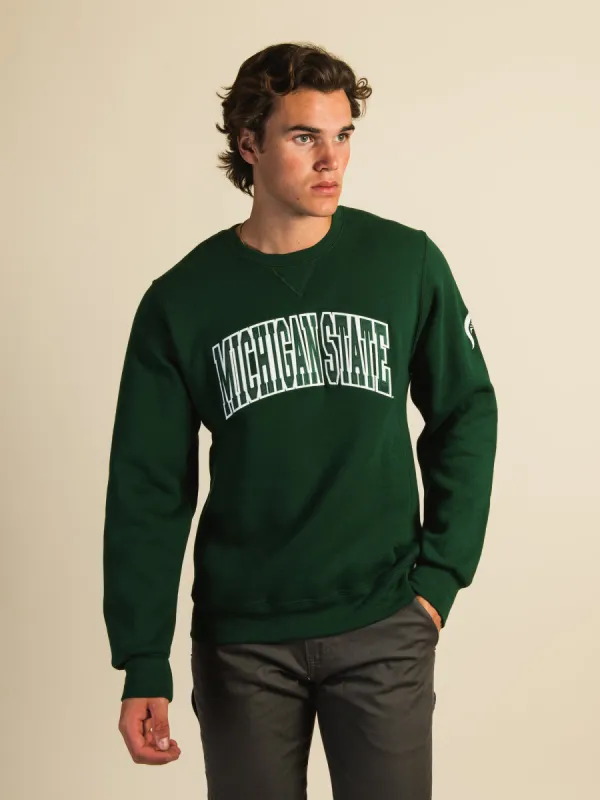 NCAA MICHIGAN STATE SLEEVE EMBROIDERED CREW sold by Boathouse