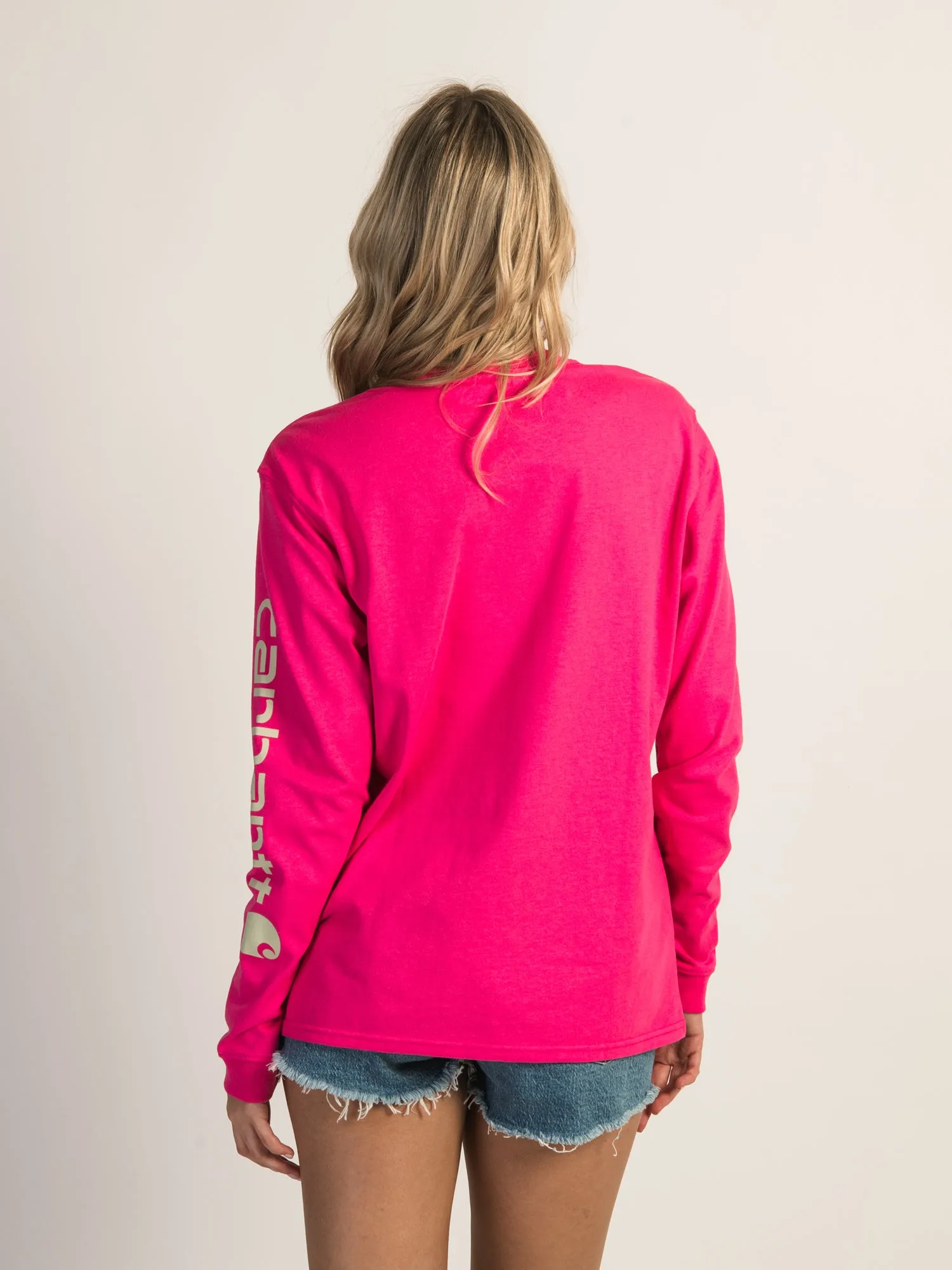 CARHARTT SLEEVE LOGO LONG SLEEVE TEE sold by Boathouse product image thumbnail 3