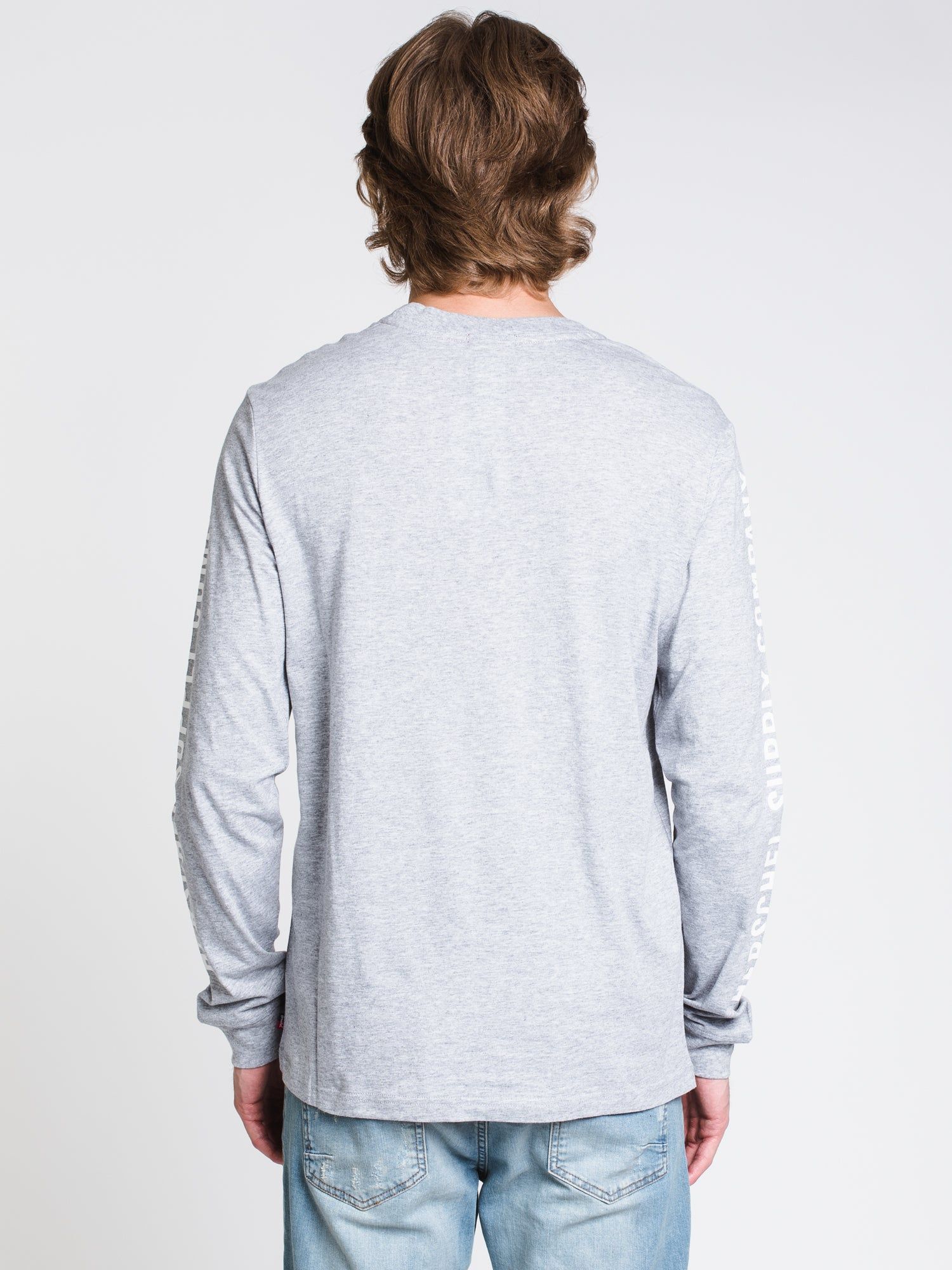 MENS SLEEVE PRINT LONG SLEEVET-SHIRT- GREY - CLEARANCE sold by Boathouse product image thumbnail 2