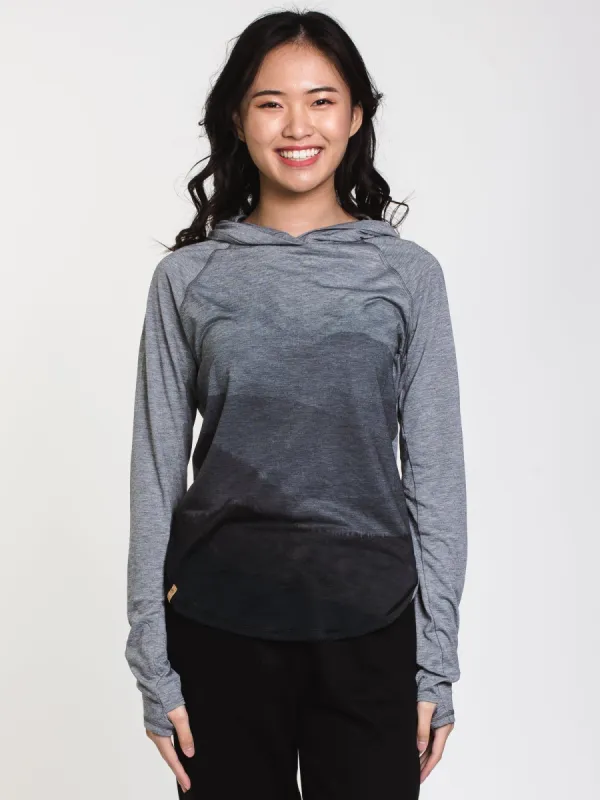 WOMENS DESTINATION PULLOVER HOODIE - GREY - CLEARANCE sold by Boathouse
