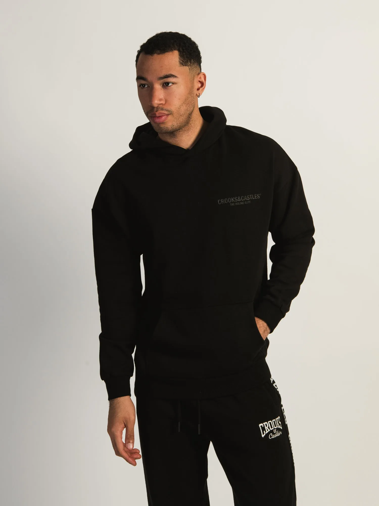 CROOKS & CASTLES DROP RUBBER PATCH PULLOVER HOODIE sold by Boathouse product image thumbnail 2