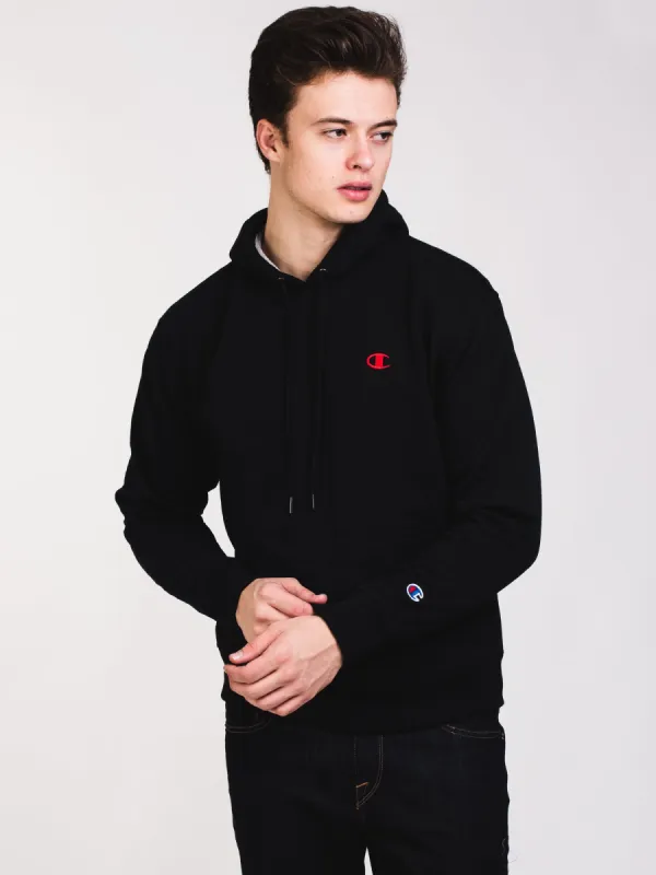 MENS COLOUR POP PULL OVER HOODIE- BLACK - CLEARANCE sold by Boathouse