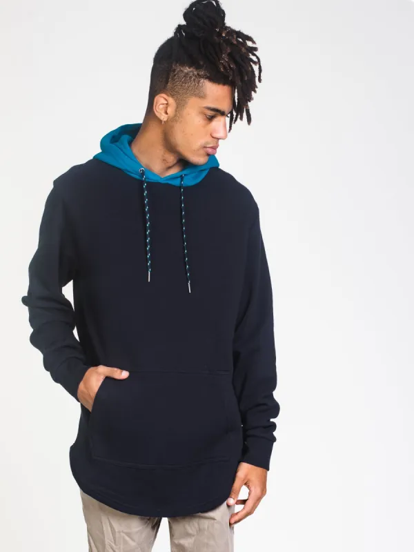 MENS BOP CONTRAST LONG LINE HOODIE - CLEARANCE sold by Boathouse