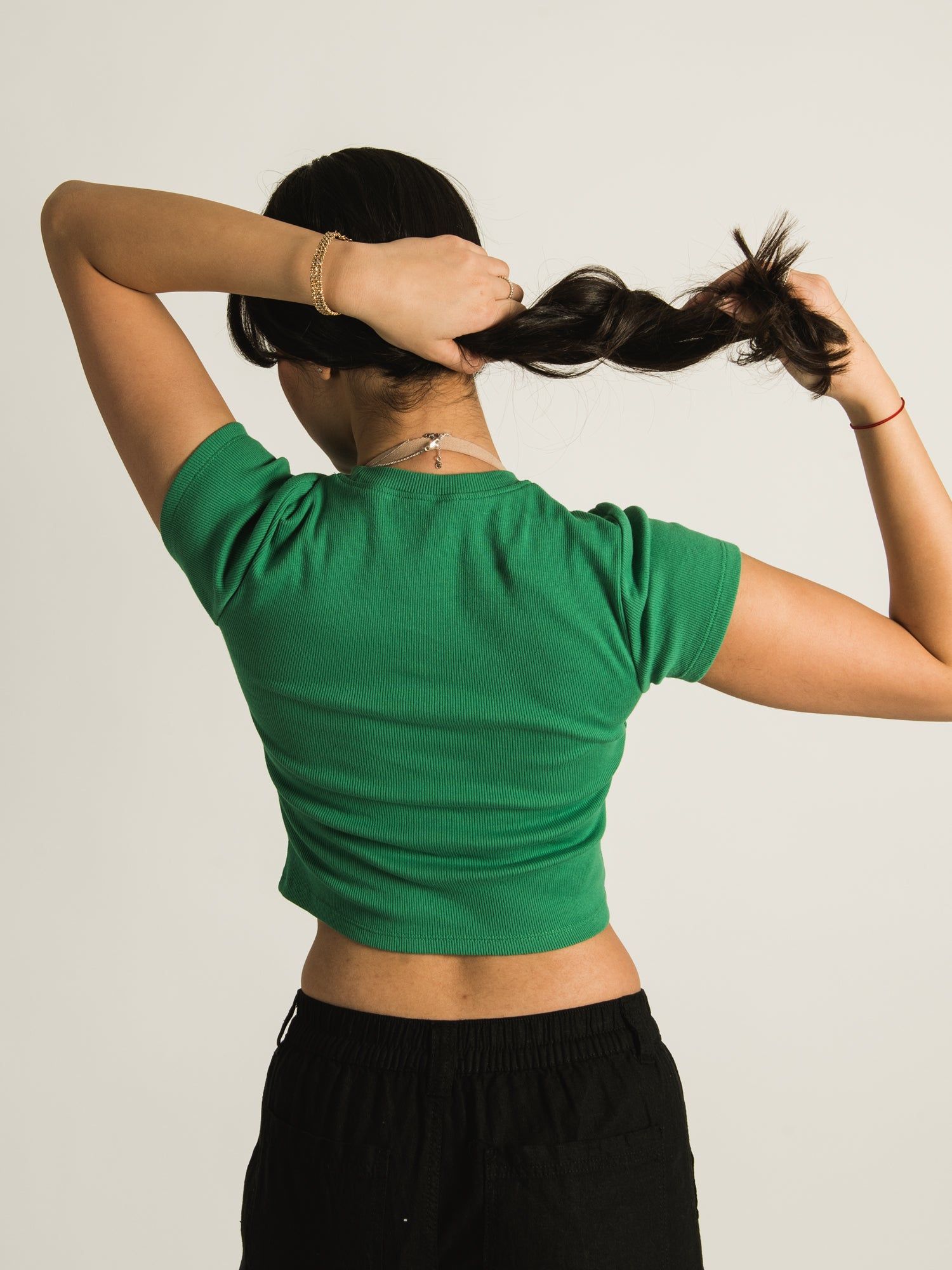 HARLOW RIBBED SOLID BABY TEE - CLEARANCE sold by Boathouse product image thumbnail 5