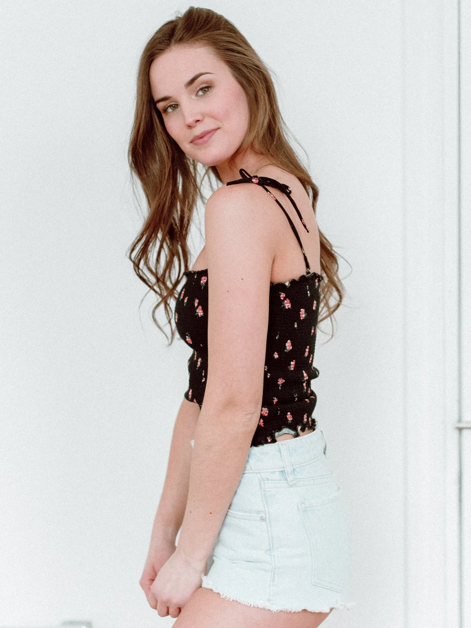 WOMENS SHIRRED PRINT TUBE TOP - CLEARANCE sold by Boathouse product image thumbnail 3