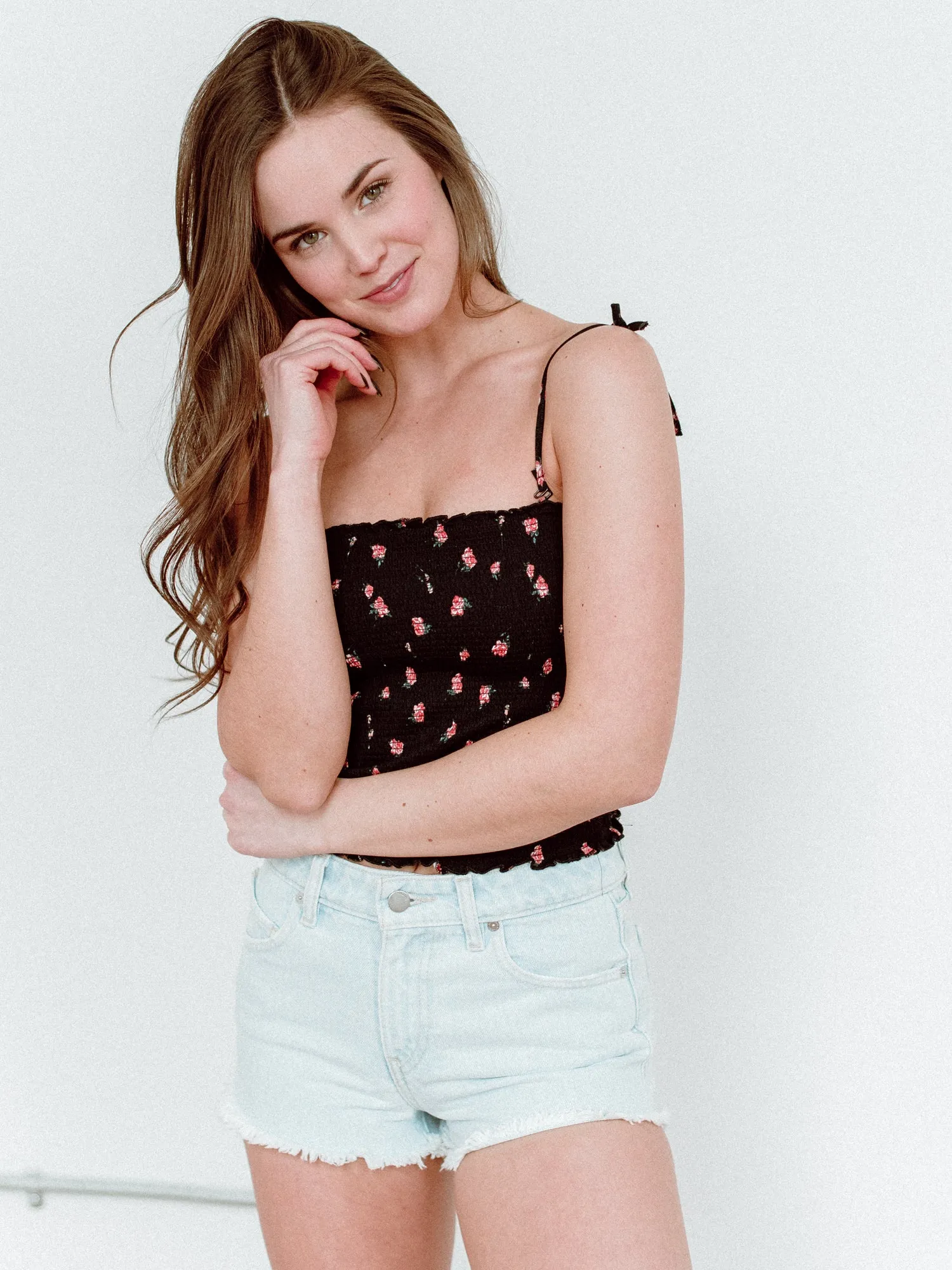 WOMENS SHIRRED PRINT TUBE TOP - CLEARANCE sold by Boathouse product image thumbnail 4