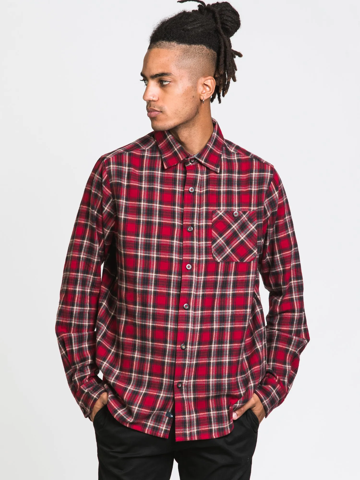 KOLBY CLASSIC BUTTON UP PLAID SHIRT - CLEARANCE sold by Boathouse product image thumbnail 3