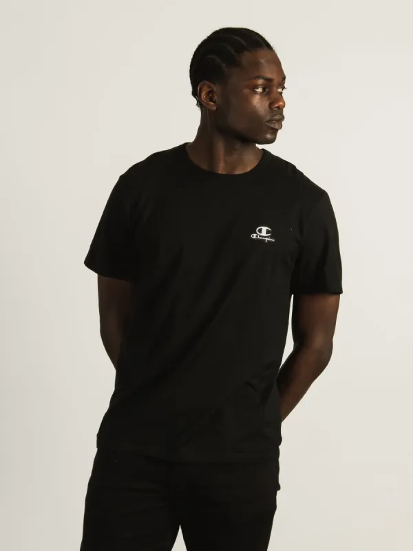 CHAMPION CLASSIC SHORT SLEEVE LEFT CHEST LOGO T-SHIRT - CLEARANCE sold by Boathouse