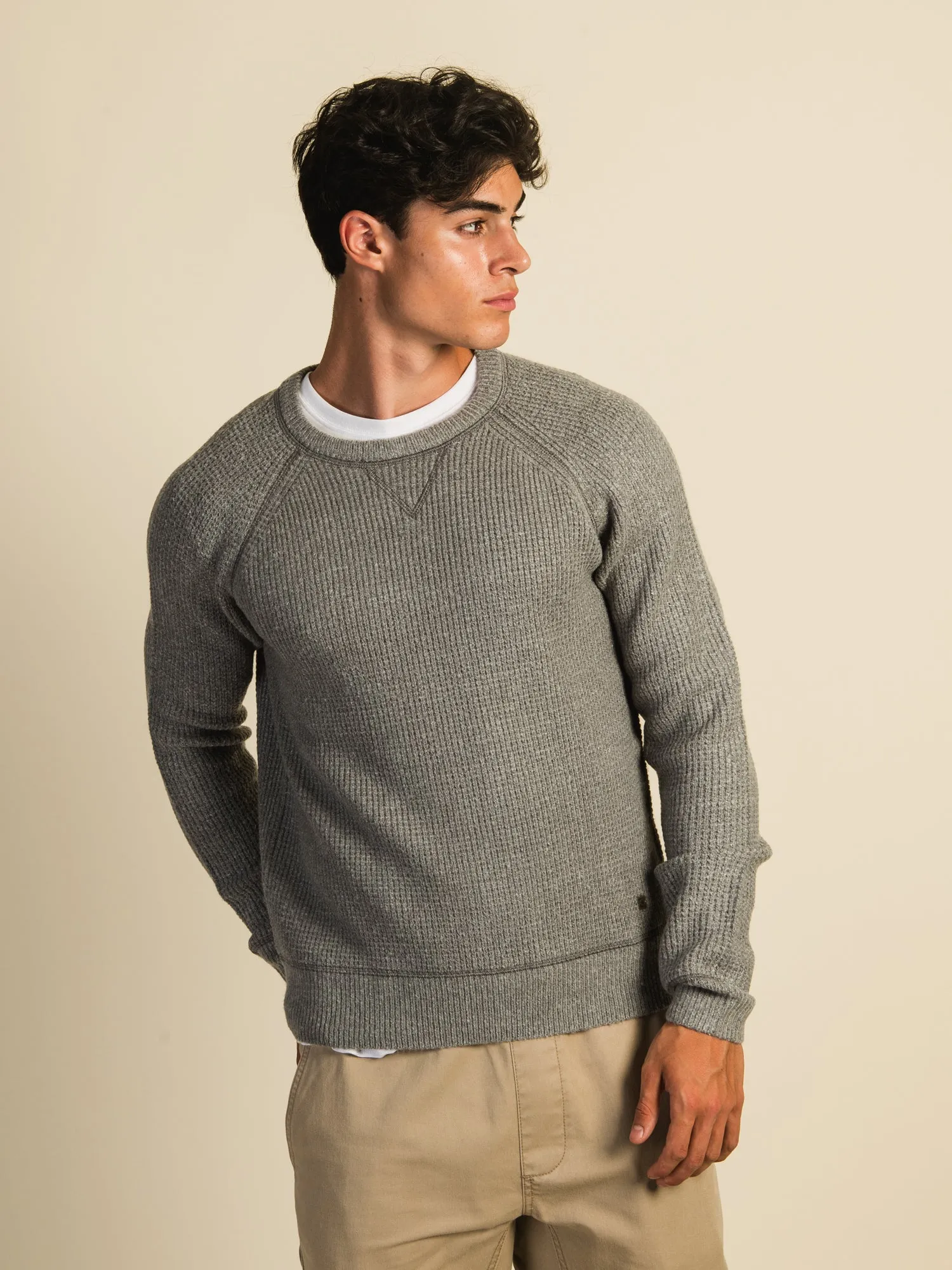 KOLBY TEXTURED WAFFLE CREW - CLEARANCE sold by Boathouse