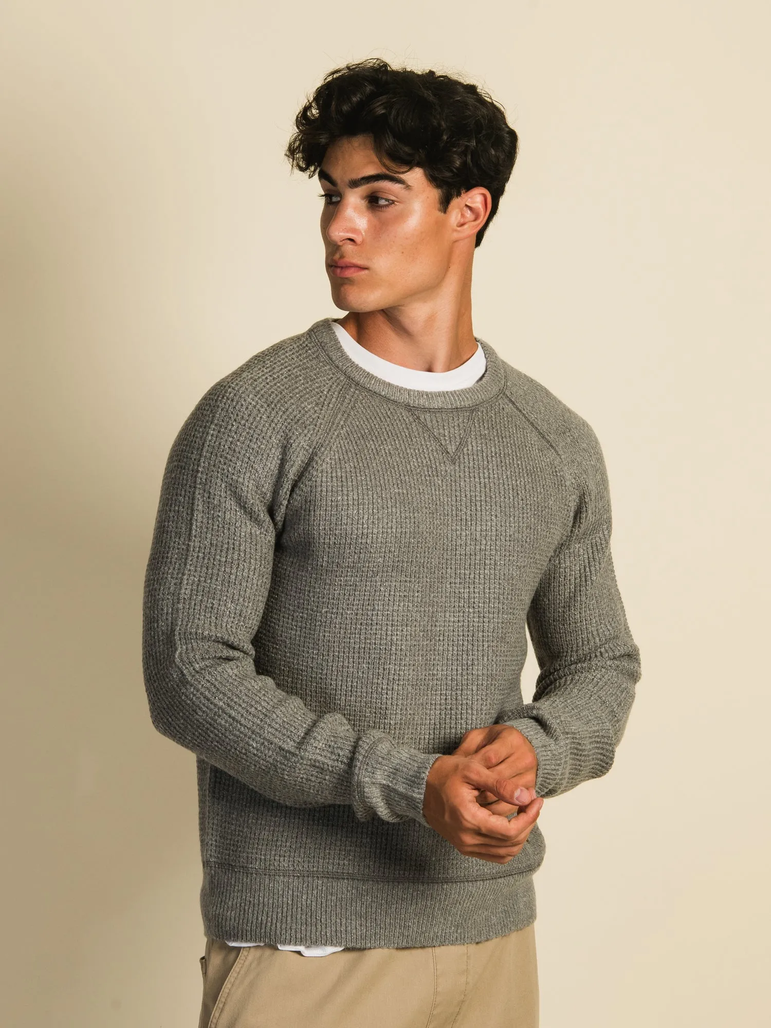 KOLBY TEXTURED WAFFLE CREW - CLEARANCE sold by Boathouse product image thumbnail 2