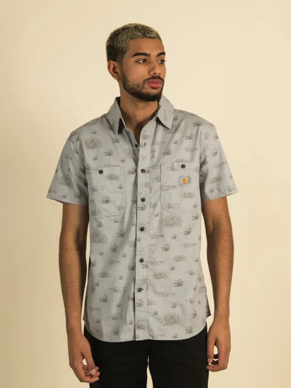 CARHARTT RELAXED FIT SHORT SLEEVE PLAID SHIRT  - CLEARANCE sold by Boathouse