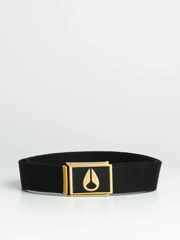 ENAMEL WINGS BELT - BLACK/GOLD - CLEARANCE sold by Boathouse