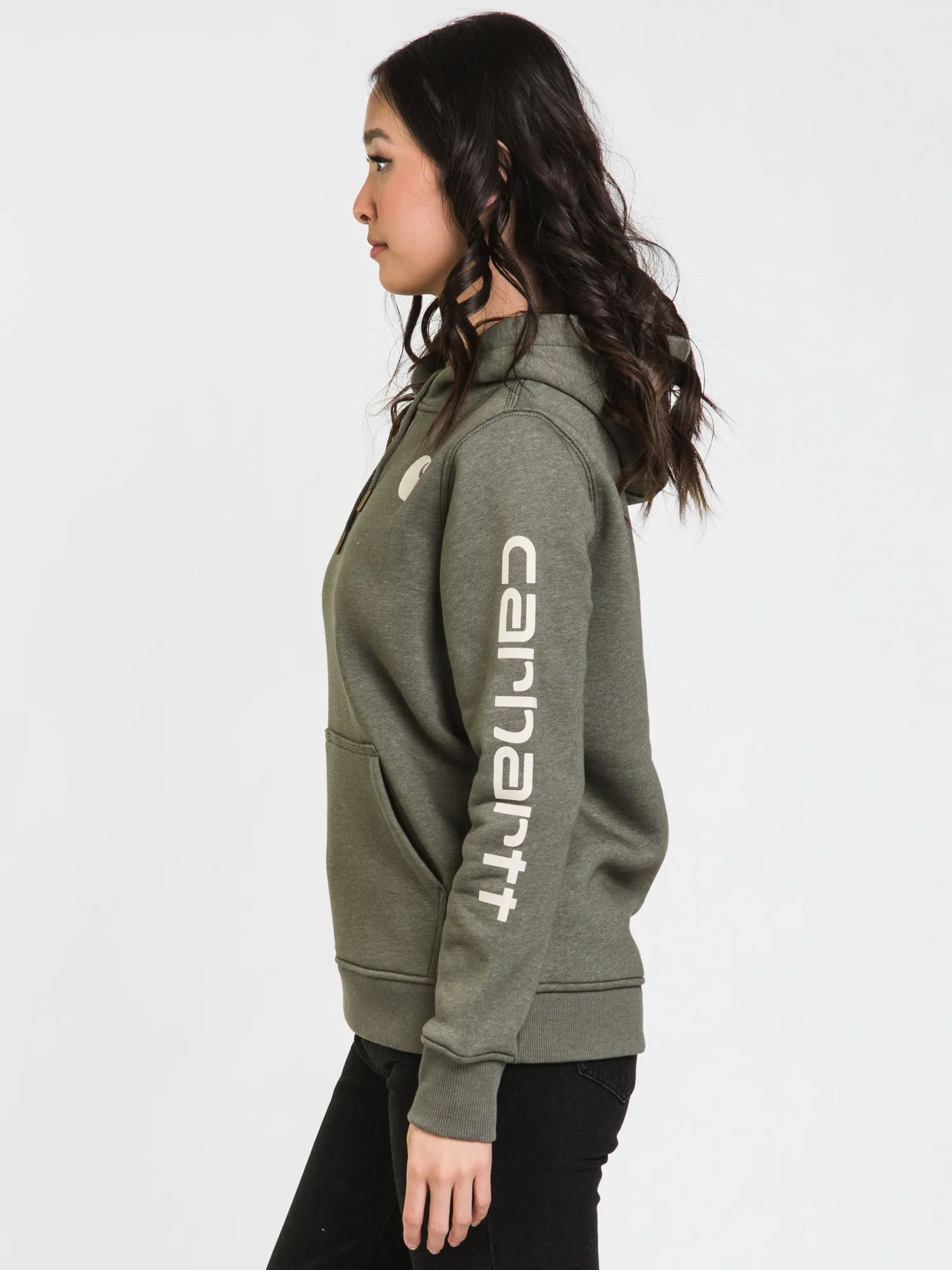 CARHARTT LOGO SLEEVE PULLOVER HOODIE - CLEARANCE sold by Boathouse product image thumbnail 3