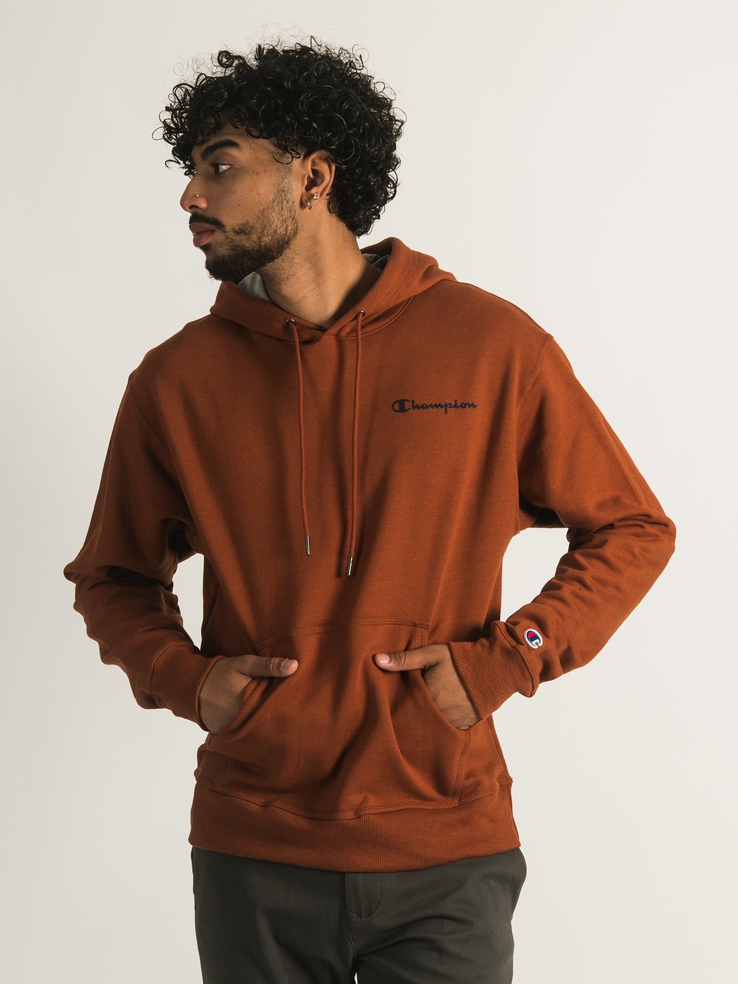 CHAMPION POWERBLEND SCRIPT HOODIE sold by Boathouse product image thumbnail 2
