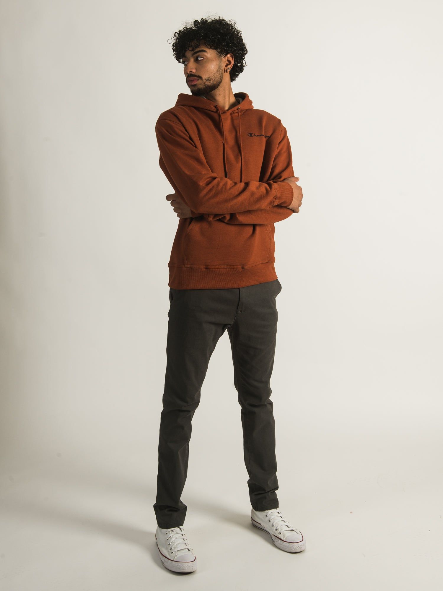 CHAMPION POWERBLEND SCRIPT HOODIE sold by Boathouse product image thumbnail 3