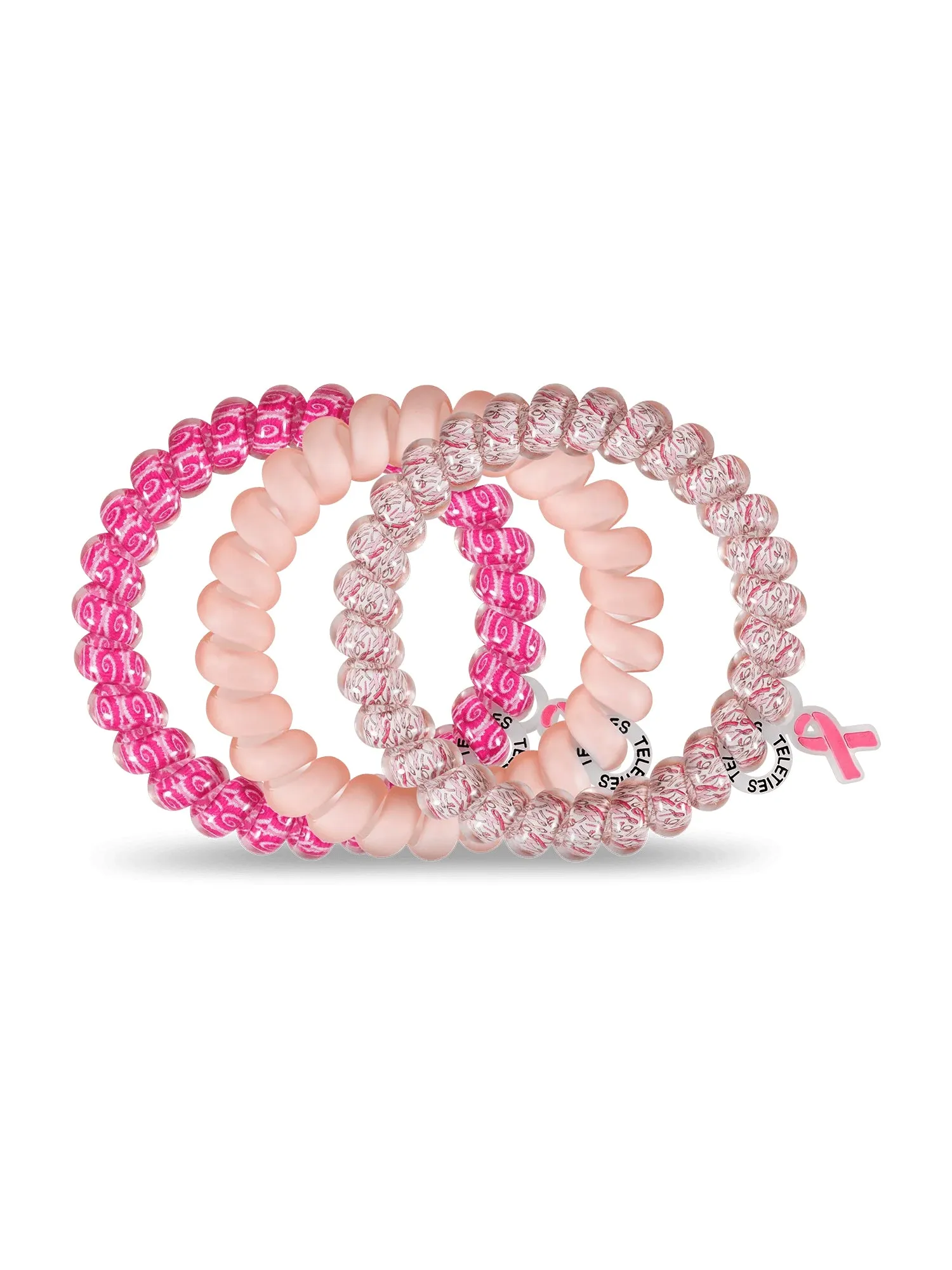 TELETIES HAIR TIE LARGE I PINK I CAN sold by Boathouse product image thumbnail 2