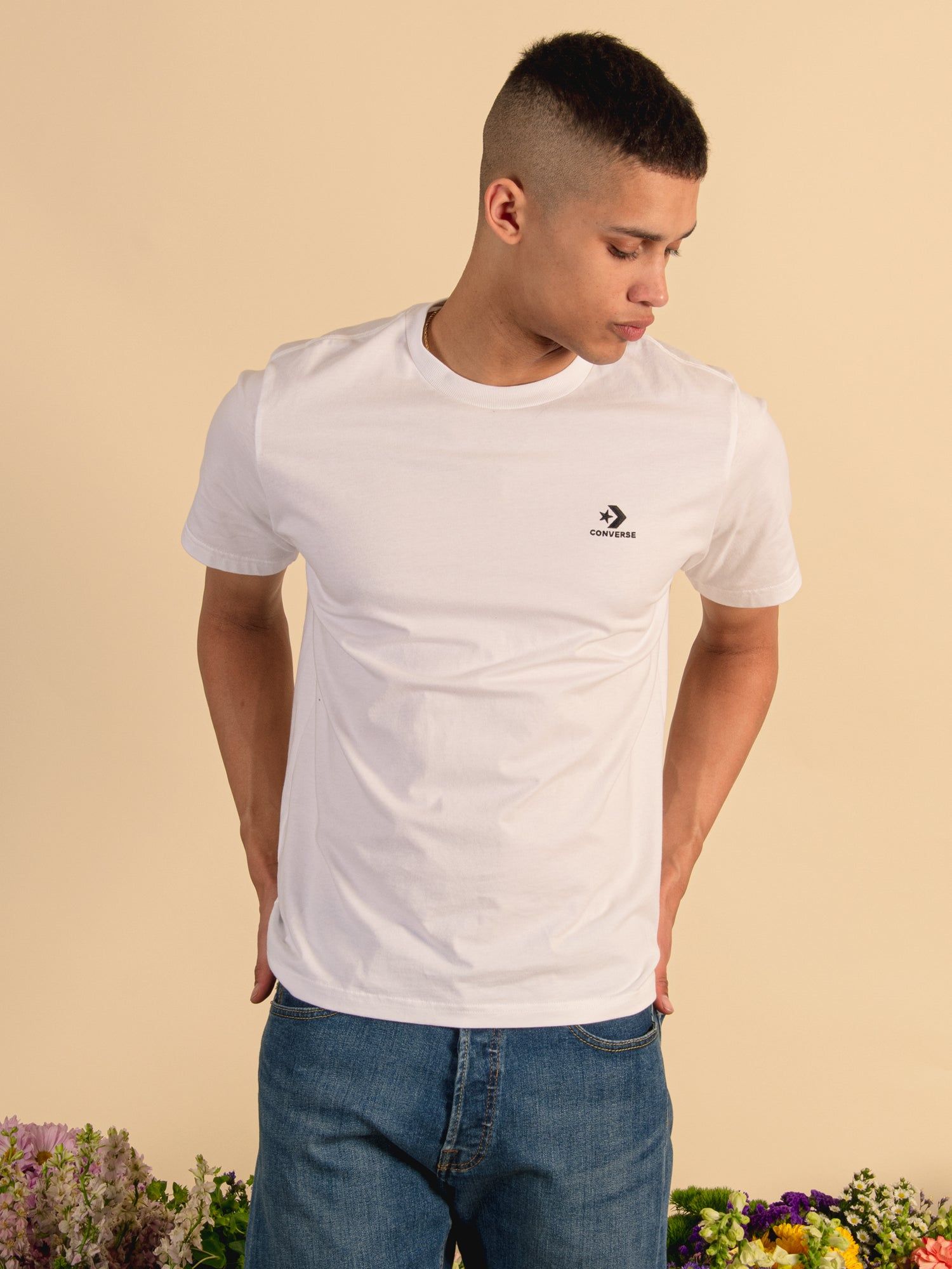 CONVERSE EMBROIDERED STAR CHEVRON T-SHIRT sold by Boathouse