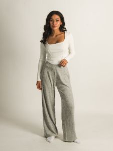 HARLOW RIBBED WIDE LEG PANTS - CLEARANCE sold by Boathouse