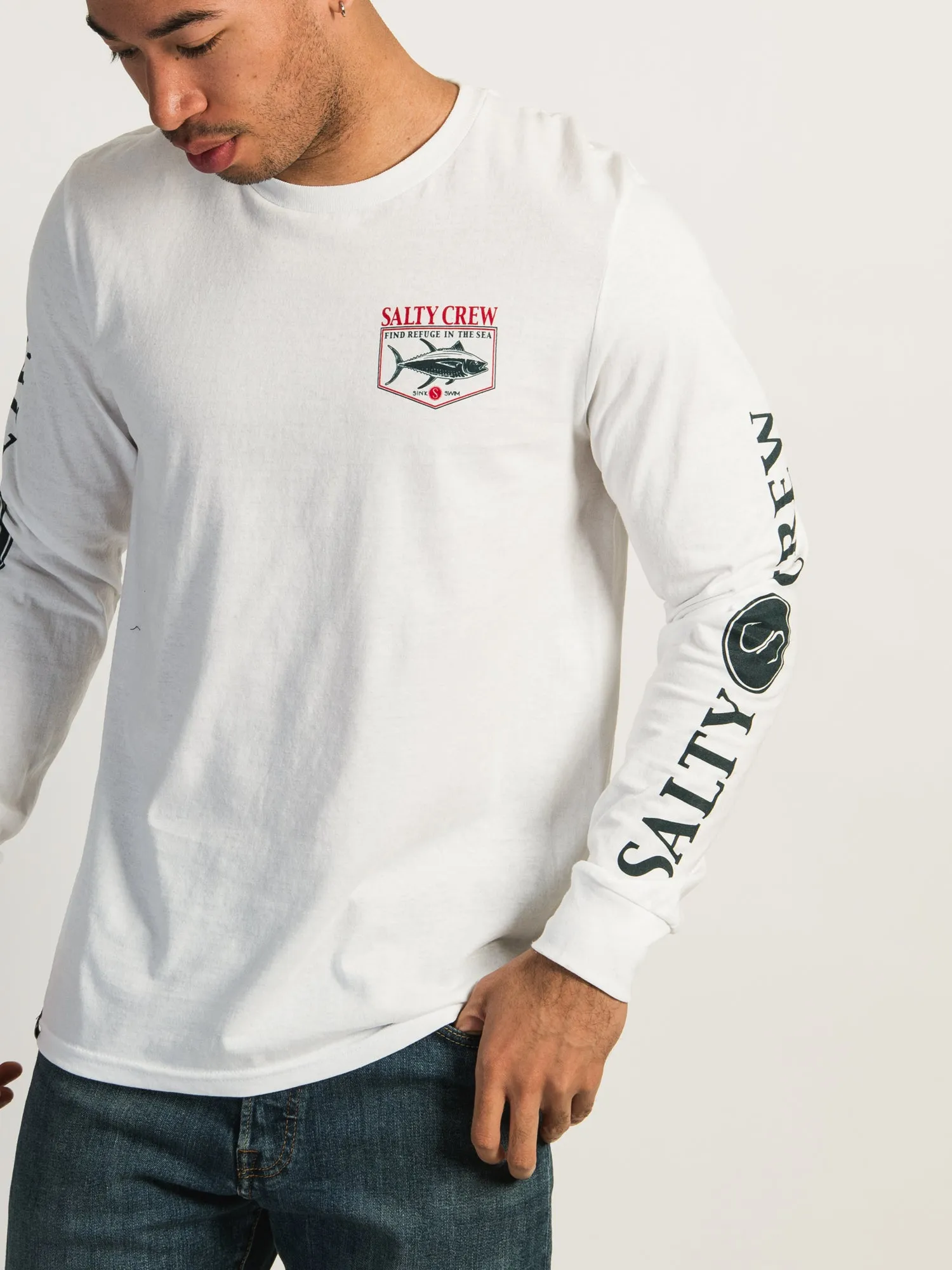 SALTY CREW ANGLER CLASSIC LONG SLEEVE TEE sold by Boathouse product image thumbnail 3