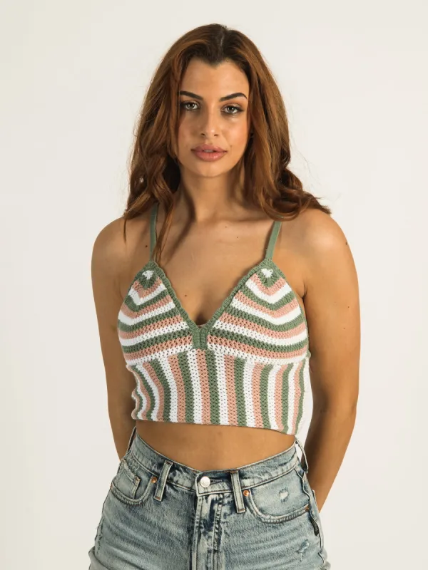 HARLOW ALEXIS CROCHET TANK TOP  - CLEARANCE sold by Boathouse