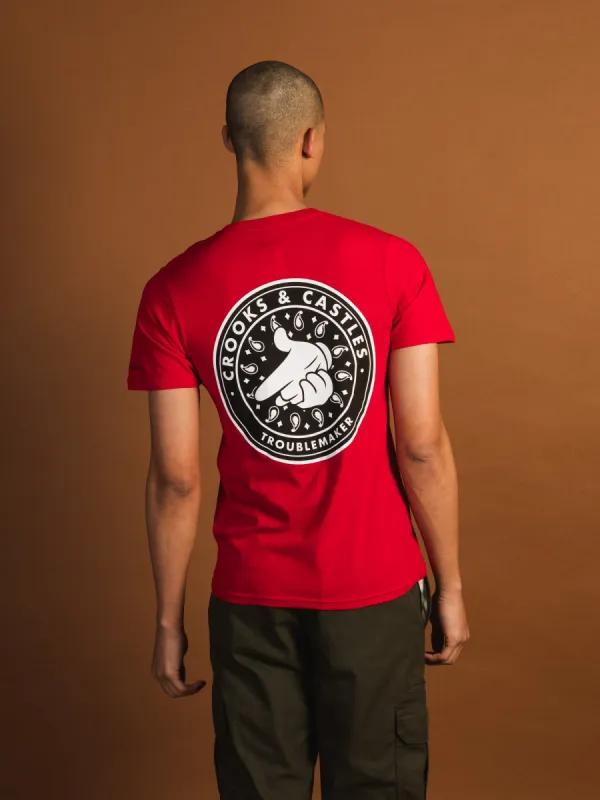 CROOKS & CASTLES AIR GUN BANDANA T-SHIRT sold by Boathouse