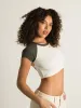 HARLOW COLOURBLOCK SOLID RAGLAN TEE - CLEARANCE sold by Boathouse