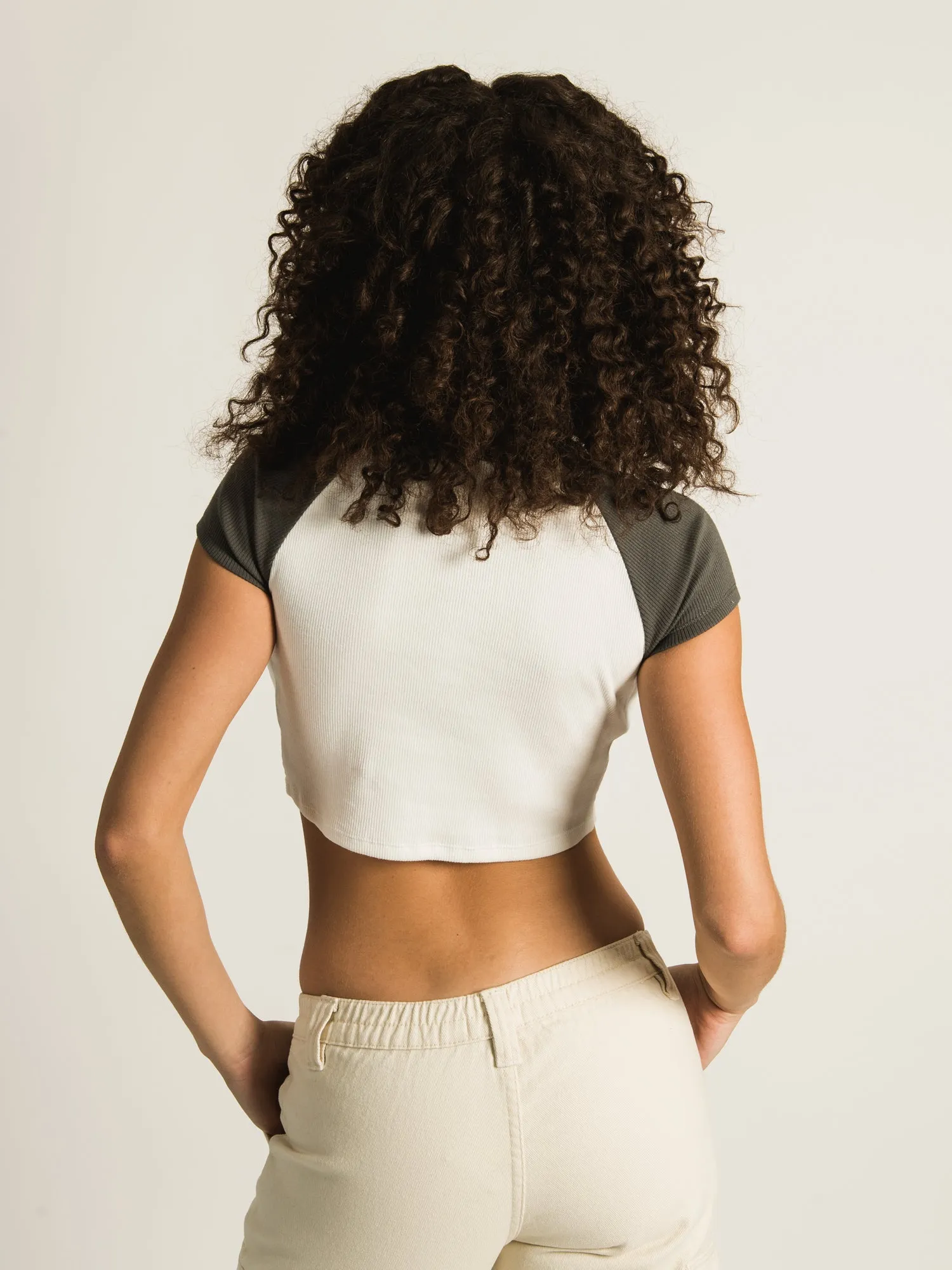 HARLOW COLOURBLOCK SOLID RAGLAN TEE - CLEARANCE sold by Boathouse product image thumbnail 4