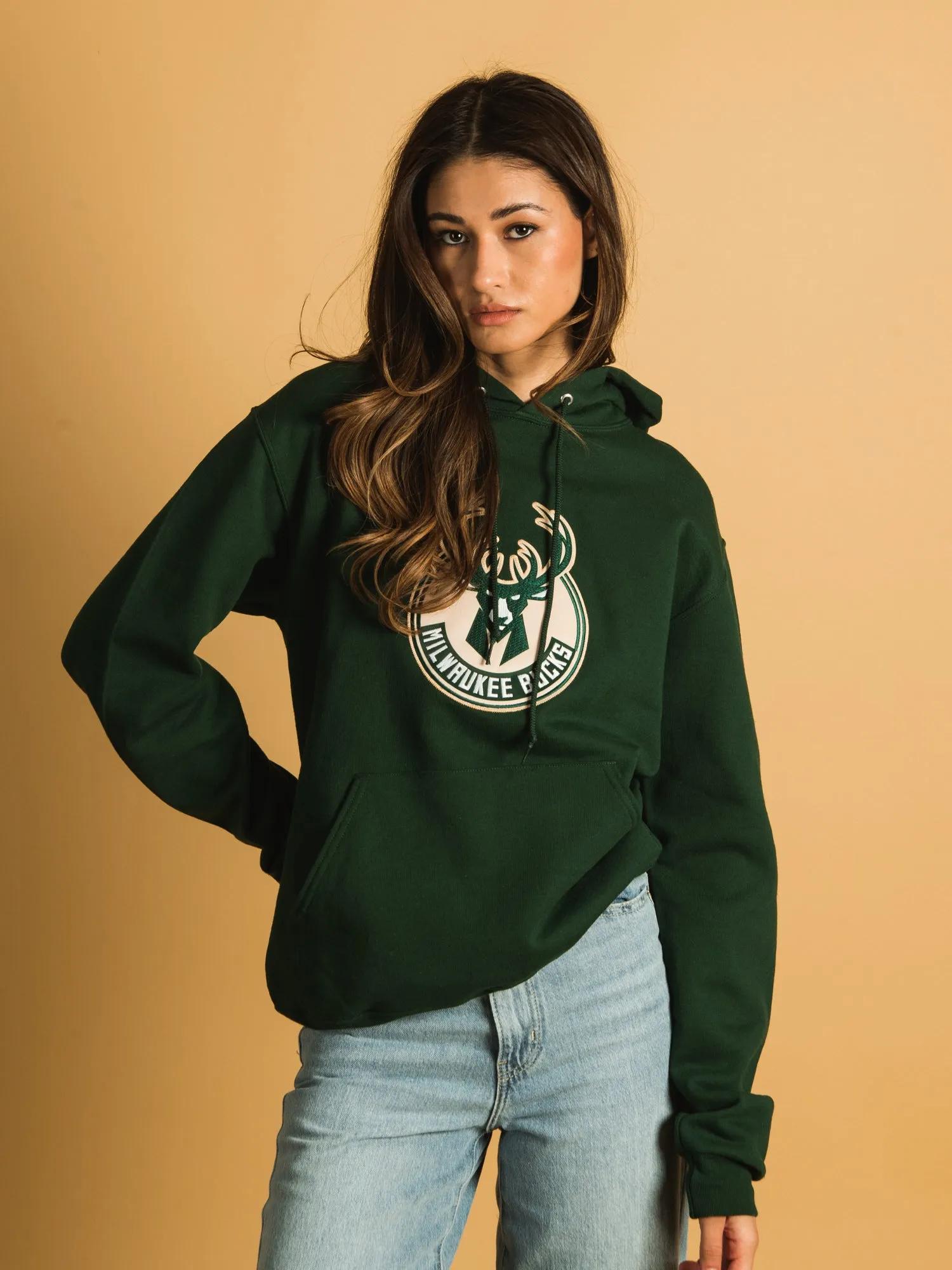 NBA MILWAUKEE BUCKS EMBROIDERED HOODIE sold by Boathouse product image thumbnail 2