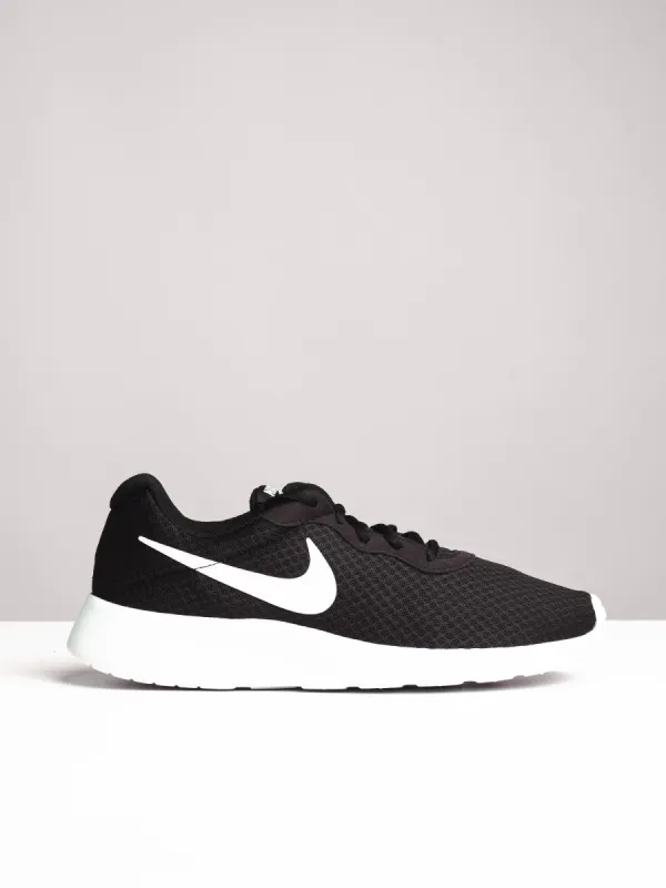 MENS NIKE TANJUN BLACK/WHITE SNEAKERS sold by Boathouse
