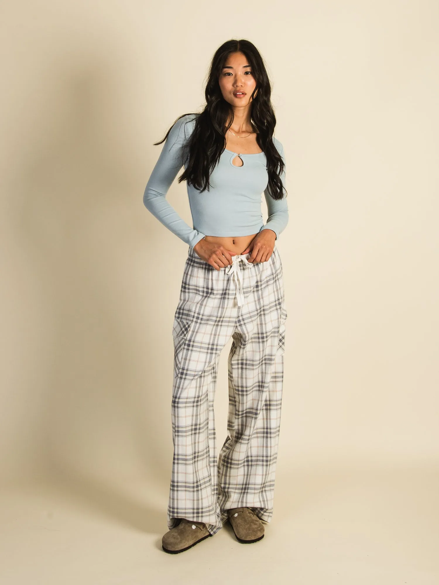 HARLOW KHLOE CARGO PANT - CREAM - CLEARANCE sold by Boathouse product image thumbnail 2
