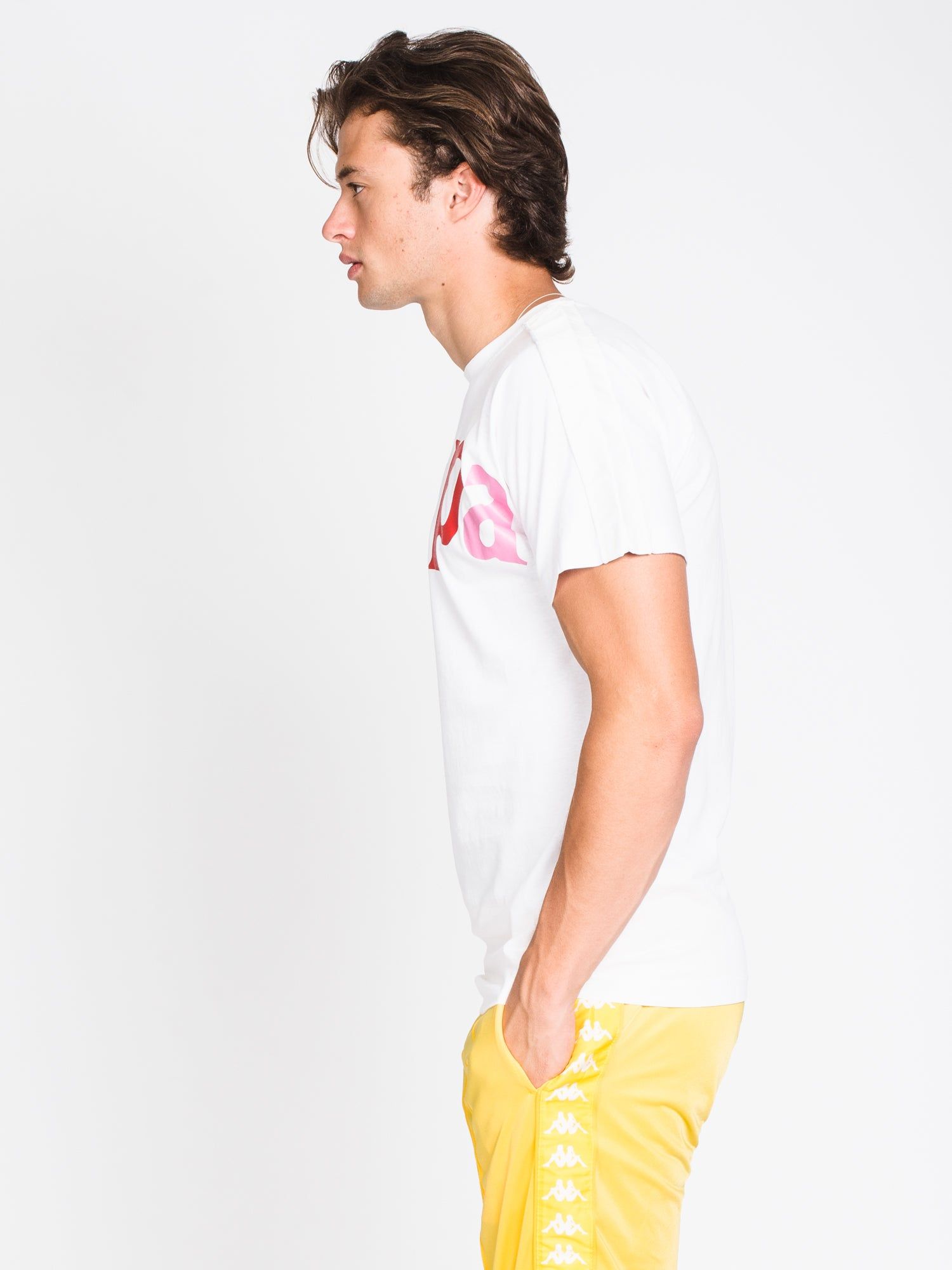 MENS BANDA CULTIN SHORT SLEEVE T-SHIRT- WHITE - CLEARANCE sold by Boathouse product image thumbnail 3