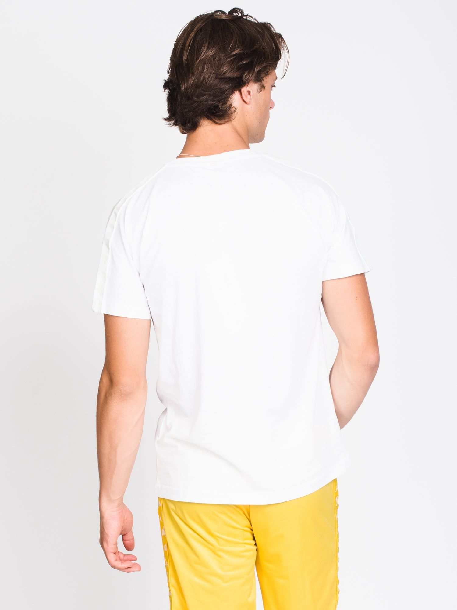 MENS BANDA CULTIN SHORT SLEEVE T-SHIRT- WHITE - CLEARANCE sold by Boathouse product image thumbnail 2