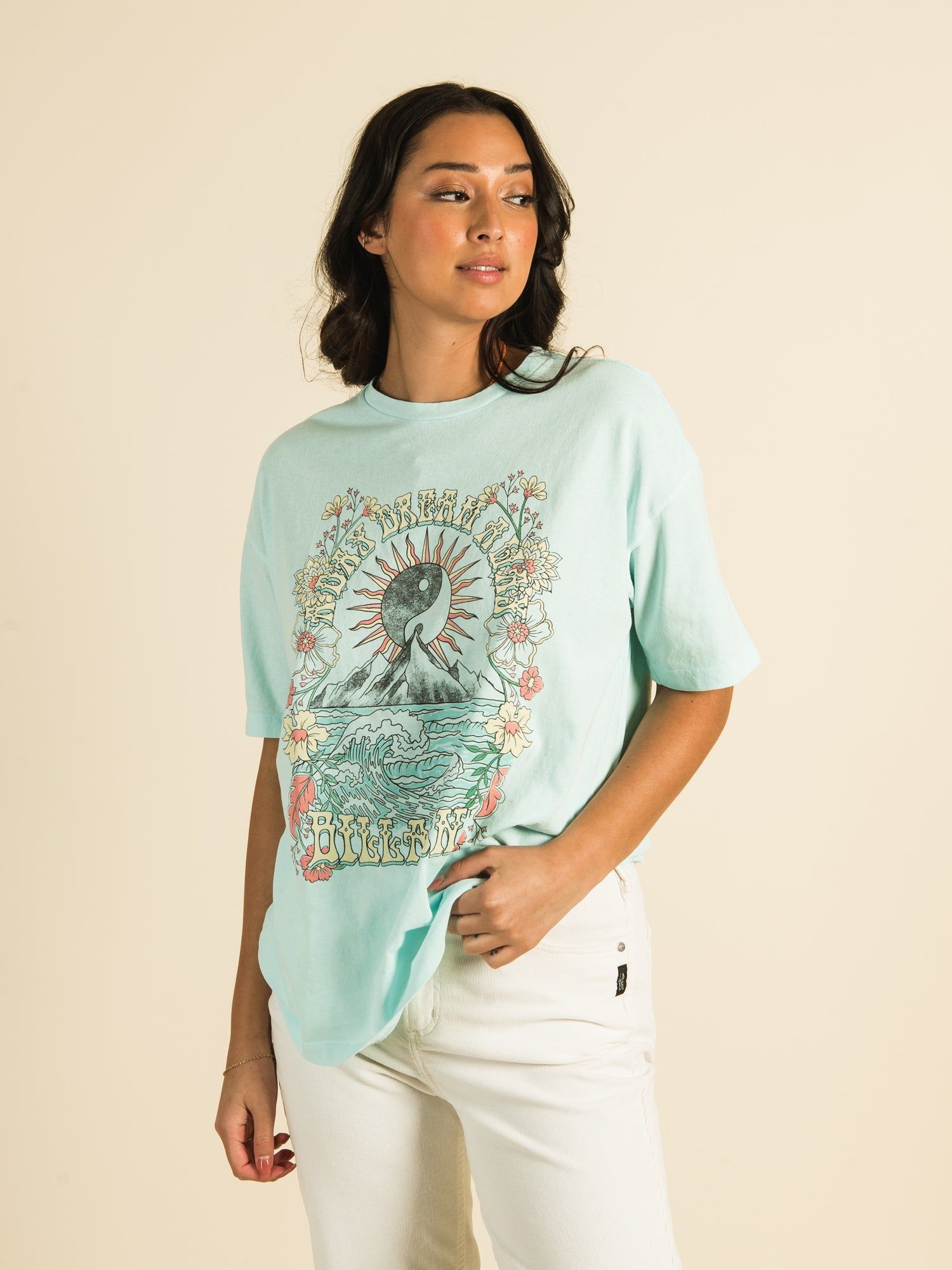 BILLABONG DAYDREAM AWAY SHORT SLEEVE BOYFRIEND TEE sold by Boathouse product image thumbnail 4
