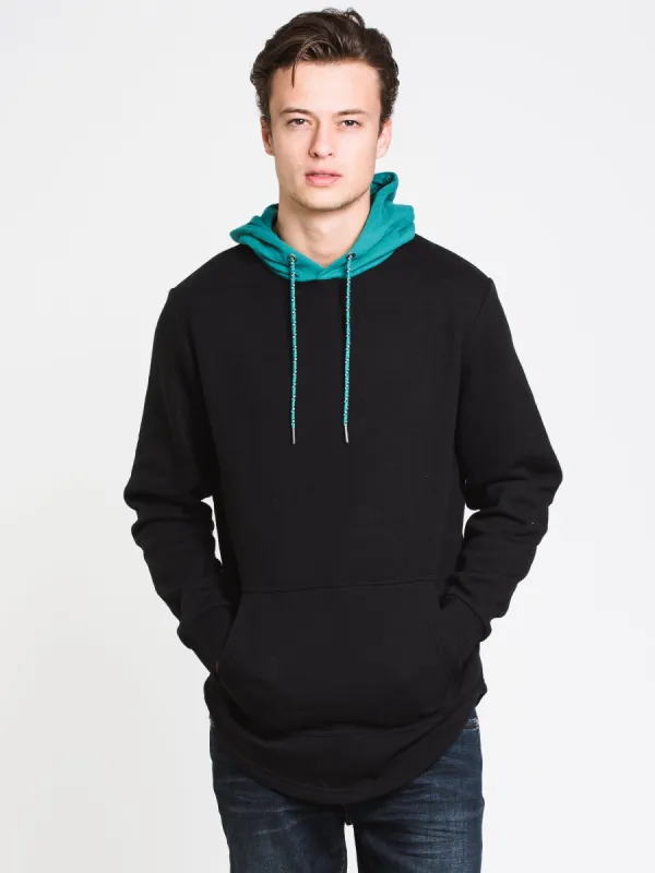 MENS BOP CONTRAST LONG LINE HOODIE - CLEARANCE sold by Boathouse
