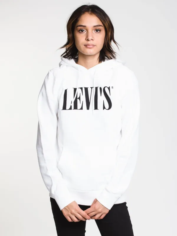 WOMENS GRAPHIC PULL OVER 90'S LOGO - WHT - CLEARANCE sold by Boathouse